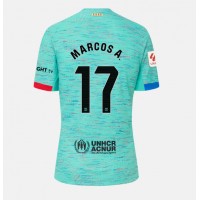 Camisa de Futebol Barcelona Marcos Alonso #17 Equipamento Alternativo Mulheres 2023-24 Manga Curta